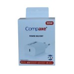 Compaxe CTA-200C PD USB-C 3.0 20W Ev Şarj Kafa 