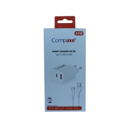 Compaxe CTA-200CA PD+QC 3.0 35W Ev Şarj Kafa 