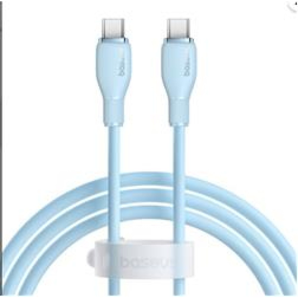 Baseus Pudding USB-A Light 2.4A Kablo 1.2m Mavi (P10355700311-00)