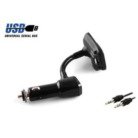 S-link SL-FM65 Hafızasız mp3 Transmıtter 2.1a Usb Şarj Portlu Usb Micro Sd Kart Destekli Kumandalı