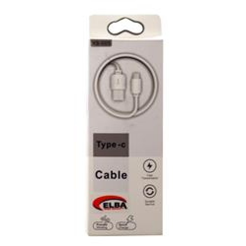 Elba EC-24 Bağlantı Kablosu Type-c 1,5mt Beyaz