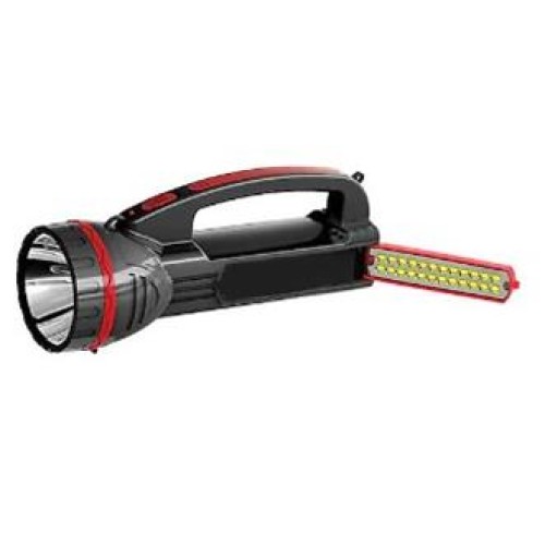Panther PT-7758  Usb Şarjlı Spot  Fener 2W Led+24 Smd Led Açılır Kapanır Kapaklı 