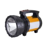 Panther Pt-8817 USB Şarjlı  Metal Fener 10W Led+ 2Yan Led Flaşör 5-8 Saat Çalışma Powerbank Öze