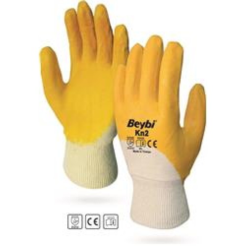 Beybi Pamuk Nitirl PMK KN2 10 Beden  Eldiven 12li Paket EN388 (3121X) 