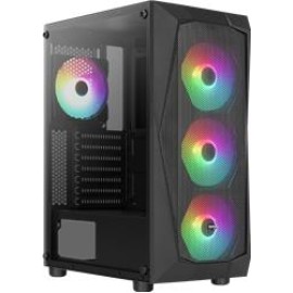 Aerocool AE-FLC-750BR  750W 80+ BR 4x120mm FRGB USB 3.0 Micro ATX-Mini ITX Siyah Kasa
