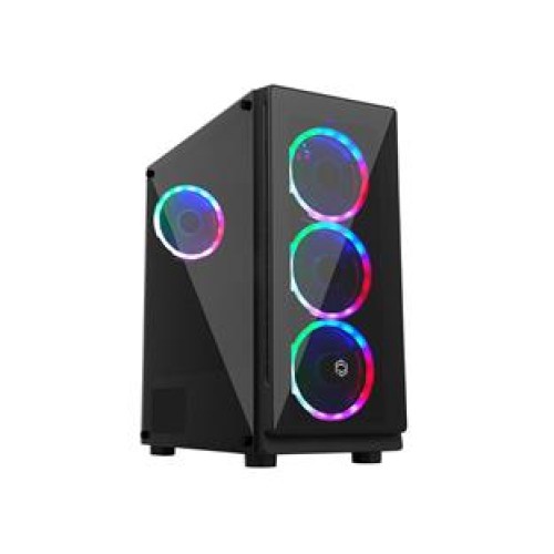 Frisby FC-9280G-4F Gaming Kasa (4xDual-Ring Fan)1 x USB 3.0 Port, 2 x USB 2.0 Port, Audio Ses