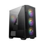 MSI MAG FORGE M100A Akrilik yan panel 3x120mm 1x120mm Auto RGB Fan mATX Gaming Bilgisayar Kasası