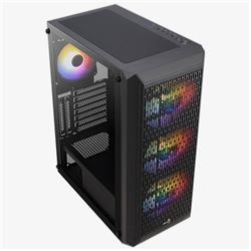 Aerocool-AE BEAM Beam 4 x 12cm FRGB Fanlı Mini Tower Kasa