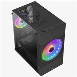 Aerocool-AE ATMC LT 500 Atomic Lite 500W 1x18cm FRGB ve 1 x 12cm FRGB Fanlı Mini Tower Kas