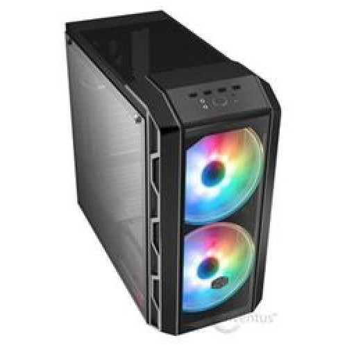 Cooler Master MasterCase H500 Mesh Akrilik Panel Tempered Glass 2x200mm ARGB Led Fanlı MidTower Kas