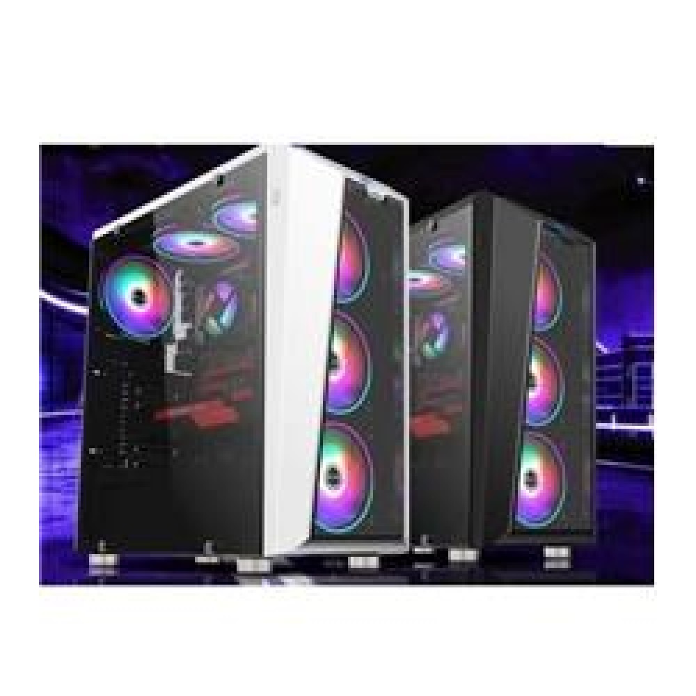 Nw 09-09-02 Temperli Sıralı Sistem RGB Fan(Psu Yok) Atx Kasa