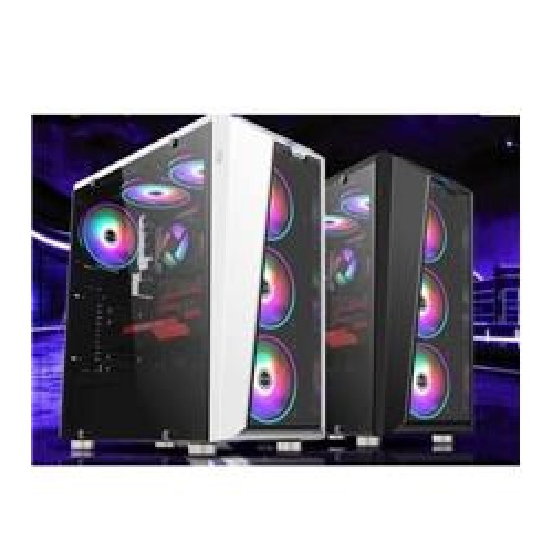 Nw 09-09-02 Temperli Sıralı Sistem RGB Fan(Psu Yok) Atx Kasa