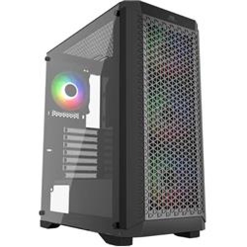 PowerBoost PB-PS5847B 600W ATX USB 3.0 Rainbow Fanlı Mesh Gaming Siyah Kasa 
