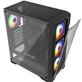 PowerBoost PB-PS6849B 650w 80+ Bronze USB 3.0 Mesh 4-12cm Rainbow Fanly Mid-T ATX 