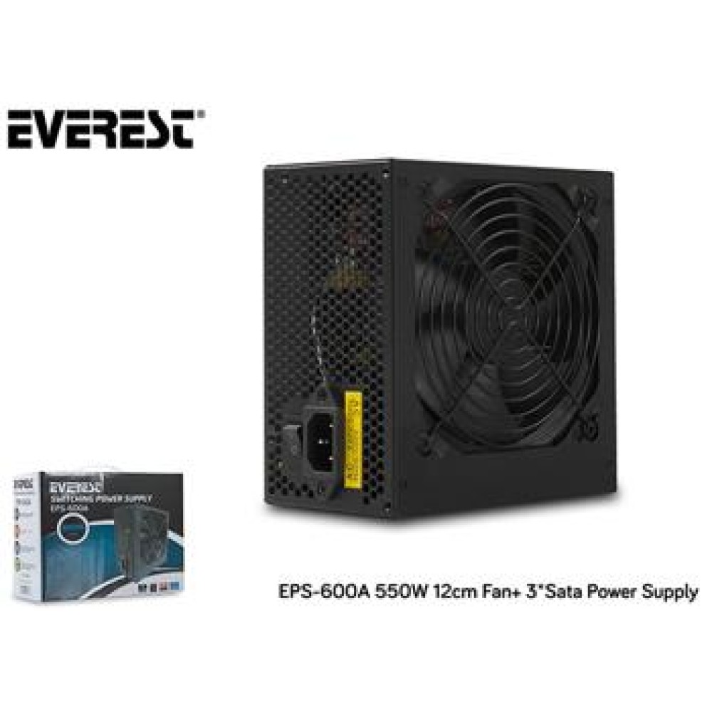 Everest EPS-600A 600w 12cm Fsn 4 Sata Aktif Pfc Güç Kaynağı Power Supply