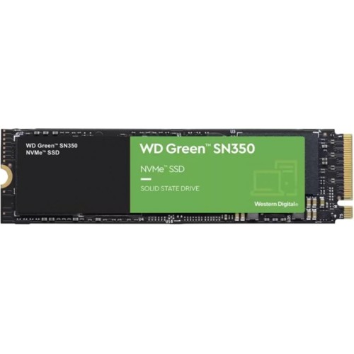 Wd 480GB Green SN350 WDS480G2G0C 2400-1650 MB-S M.2 NVMe SSD Harddisk