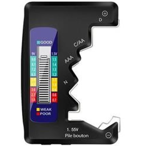 Sline M-005 Pil Test Cihazı 9V, 1.5V, AA, AAA, N Tipi Pil Testi