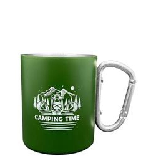 ORCAMP Karabina Çelik Kupa Yeşil 180ml OUT-1850