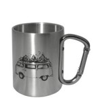 ORCAMP Karabina Çelik Kupa Gri  180ml OUT-1850