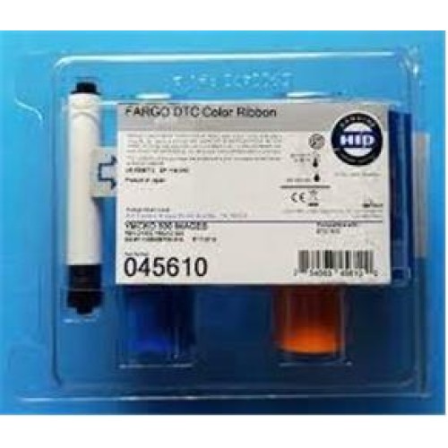 Fargo 045610 DTC1500 YMCk Renkli Ribbon Tek Yüze 500 Renkli Baskı