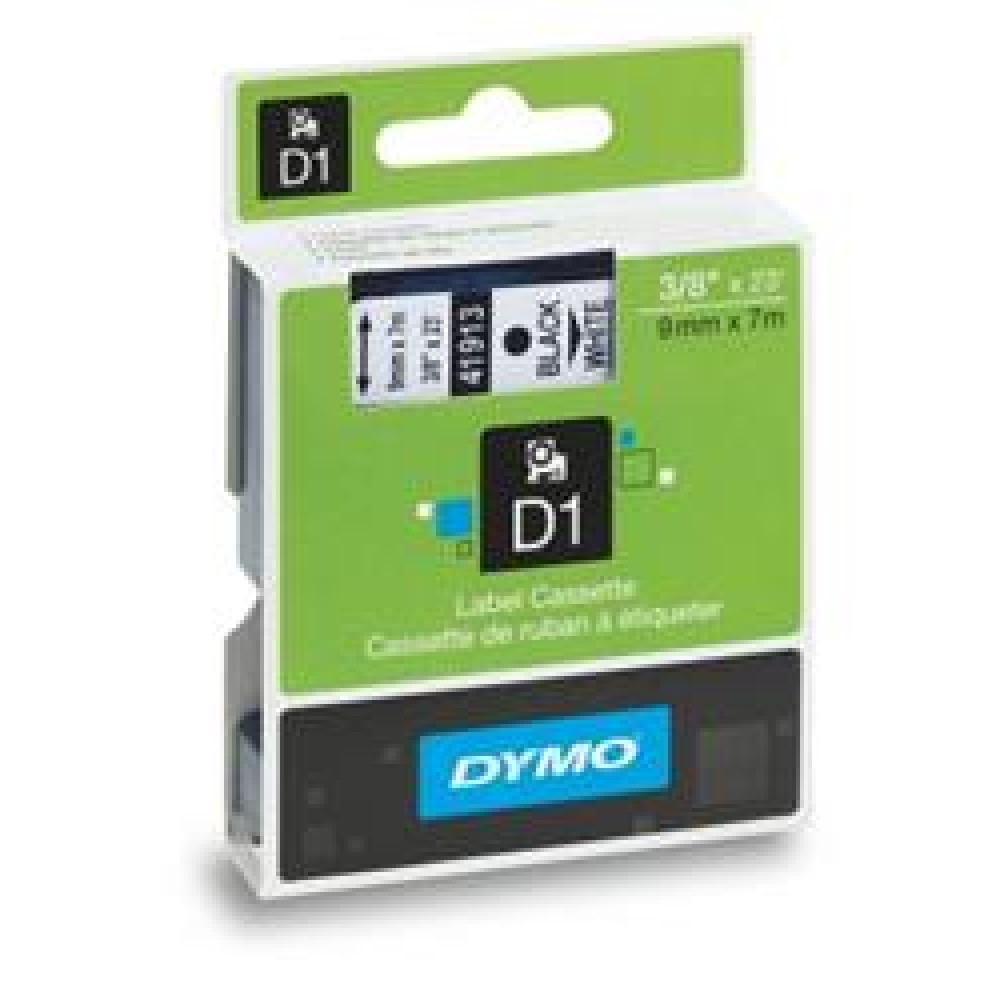 DYMO S0720730 D1 Yedek Şerit, 9 mm x 7 mt, Sarı- Siyah (40918)