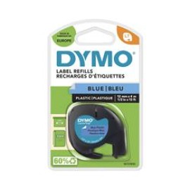 DYMO S0721650 LetraTag Plastik Şerit ( 12 mm X 4 mt ) , Mavi (59426) 91205