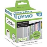 DYMO S0722480 LW Geniş Klasör Etiketi 190-59 mm 110 Etiket 99019