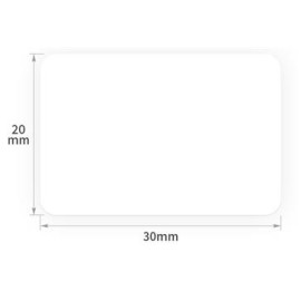 NIIMBOT T30-20-320WHITE Beyaz 30X20MM Termal Etiket 