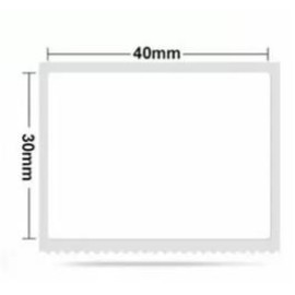 NIIMBOT T40-30-230WHITE Beyaz 40X30MM Termal Etiket 
