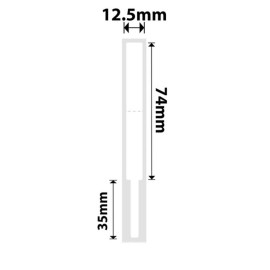 NIIMBOT EW12.5-74+35-60WHITE Beyaz Kablolama Termal Etiket 