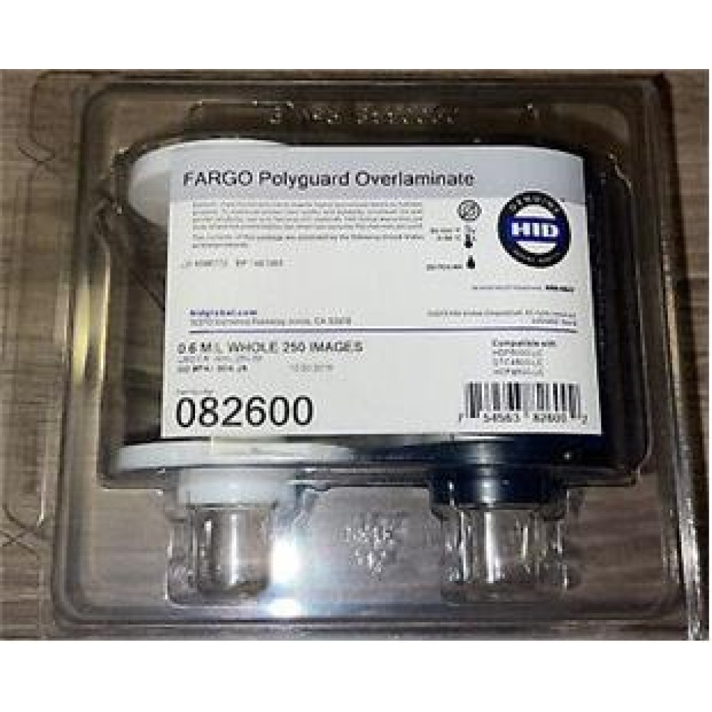 Fargo 082600 Tam Panel YMCKO Laminasyon Ribonu 250 Baskı