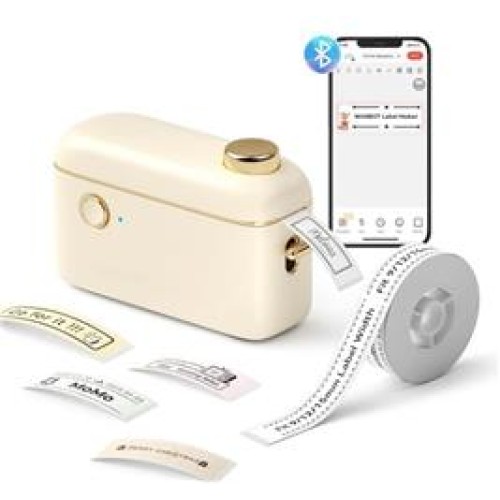 NIIMBOT H1S Cream Termal Taşınabilir Bluetooth Etiket Yazıcısı