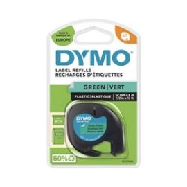 DYMO S0721640 LetraTag Plastik Şerit ( 12 mm X 4 mt ) , Yeşil (59425 ) 91204