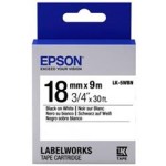 Epson LK-5WBN Standart Beyaz Üzeri Siyah 18mm 9Metre Etiket
