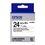 Epson LK-6WBN Standart Beyaz Üzeri Siyah 24mm 9Metre Etiket