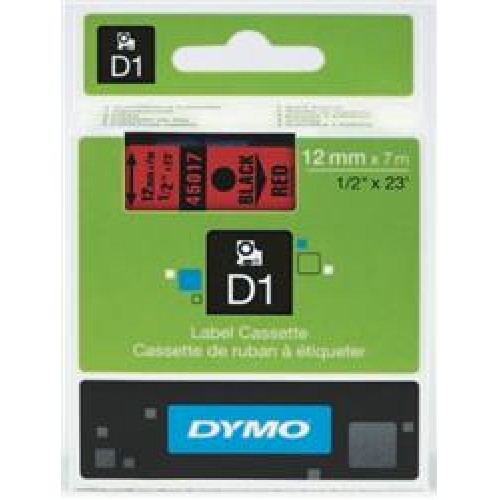 DYMO S0720560 D1 Yedek Şerit, 12 mm x 7 mt, Mavi- Siyah (45016)