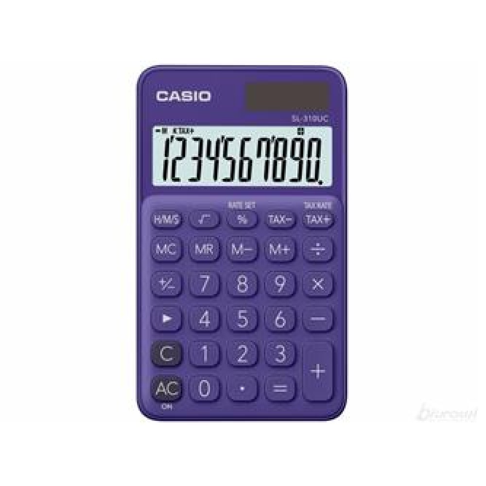 Casio SL-310UC-PL Cep Tipi 10 Hane Mor Hesap Makinesi