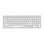 Everest KB-80W Beyaz-Gümüş 2.4Ghz Ultra İnce Q Mac-Win-Android-Ios Uyumlu Kablosuz Klavye