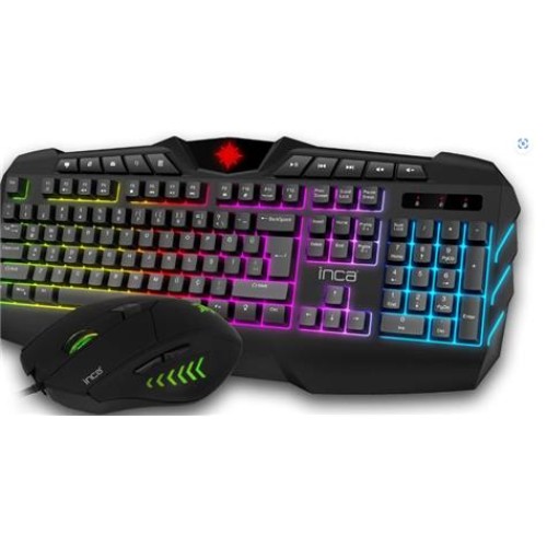 INCA IKG-313 RUTHLESS  RAINBOW EFECT GAMING SET 
