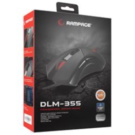 Rampage DLM-355 Usb Siyah Makrolu Oyuncu Mouse