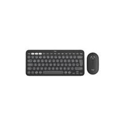 Logitech 920-012245 Grafit Pebble 2 Combo Çoklu Sessiz Kablosuz Türkçe Q Klavye Mouse Seti