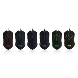 Inca CHASCA Img-039t 3200Dpı  Örgülü 6 Led RGB SOFTWEAR- SİLENT Gaming Mouse (1,65Mt Örgülü Kablo) 
