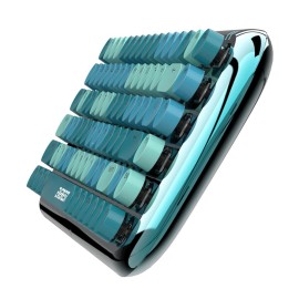 Everest KB-BT09 PARRY Renkli Tuşlu Mavi Bluetooth+ 2.4Ghz Q Yuvarlak Tuşlu Mekanik Klavye Kablosuz 