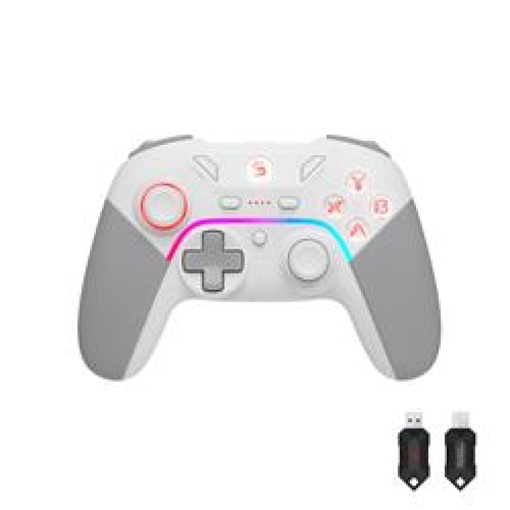 A4 Tech Bloody Gpw70 Rgb 2.4Ghz Kablosuz&Usb Pc Android Switch Ps3 Sports White Beyaz GamePad