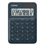 Casio MS-20UC-JBU 12 Hane Lacivert Desenli Masa Üstü Hesap Makinesi