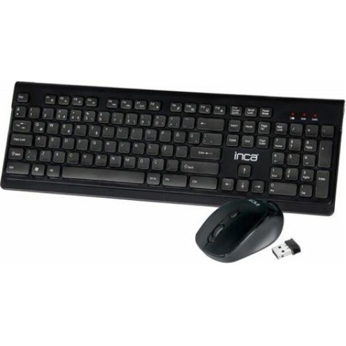INCA IWS-519 Wireless Multimedia TYPE-C Klavye&Mouse Set