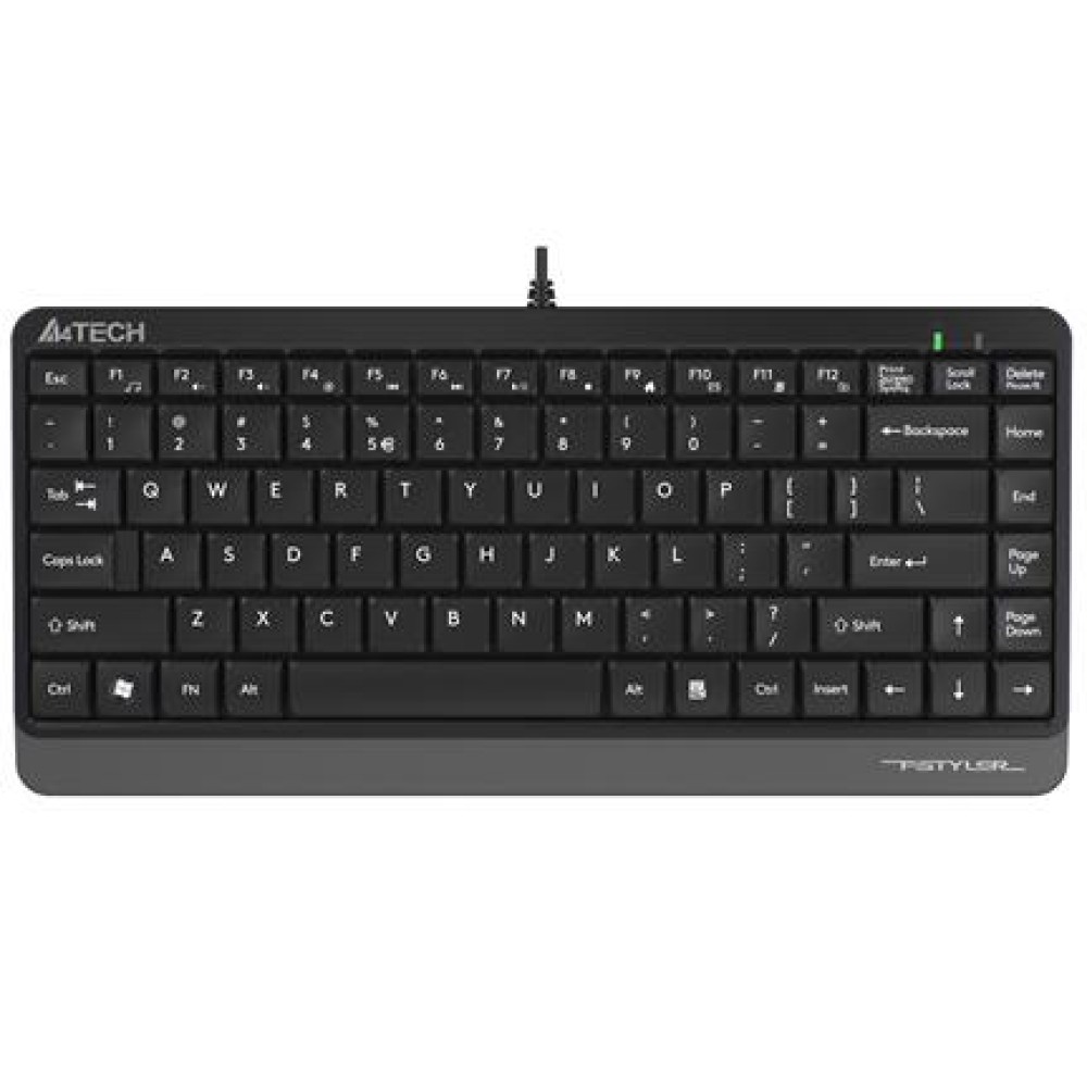 A4 Tech FK11 Q Usb Kablolu Mm Mini Gri Siyah Klavye 