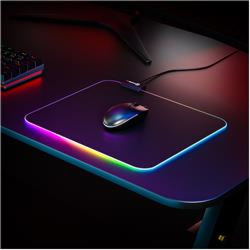 Rampage MP-21 Siyah 252-328-3mm RGB Ledli Gaming Mouse Pad