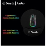 North Airfly Premium Quality Bilek Destekli Gaming Mousepad