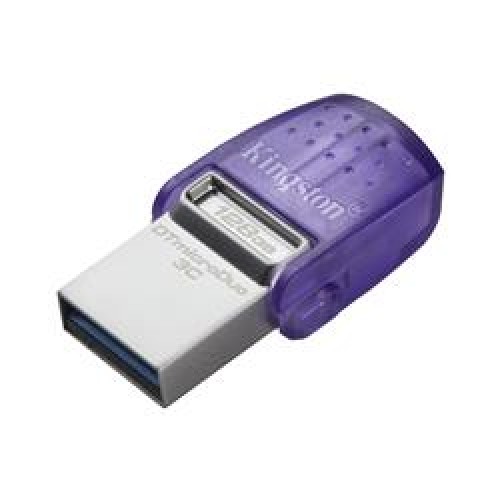 Kingston DTDUO3CG3-128GB DataTraveler microDuo 3C 200MB-s dual USB-A + USB-C Flash Bellek